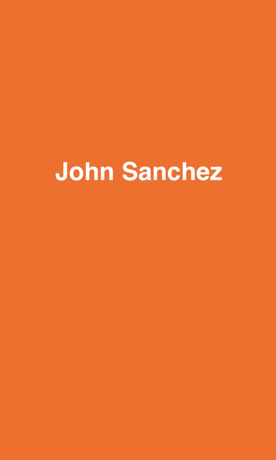 John Sanchez