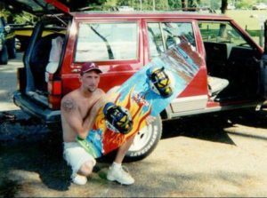 Mark Jones was an avid wakeboarder