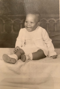 Berthawe as a baby