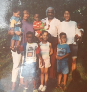 Lamar Johnson and his family