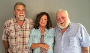 From left to right: Darryl Cleveland, Cathy Broussard-McLaurin, Paul R. Cleveland