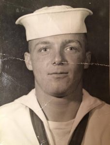 Paul in his U.S. Naval uniform