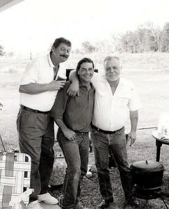 From left to right: Charles Norrell, Henry Broussard Sr., Paul R. Cleveland